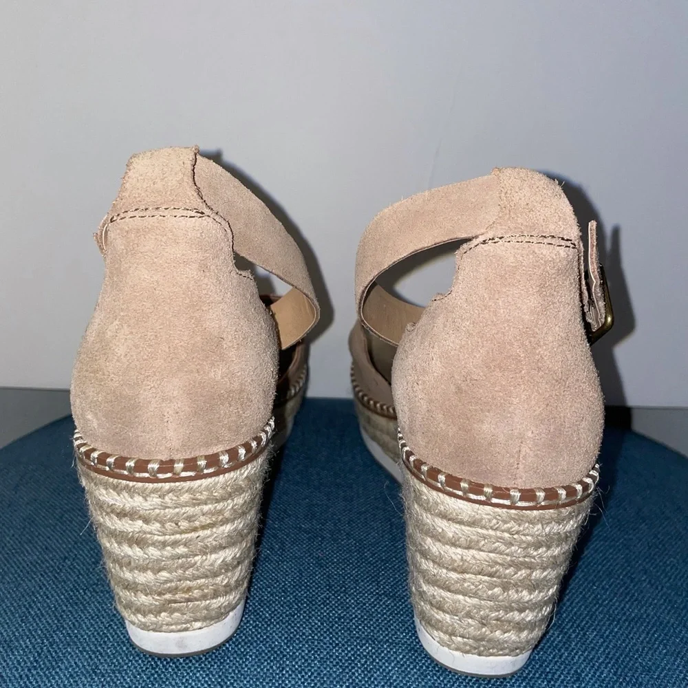 Crown Vintage Light Brown Wedges size 10 - Picture 3 of 5